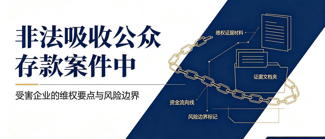 非法吸收公众存款案件中受害企业的维权要点|深度研究封面