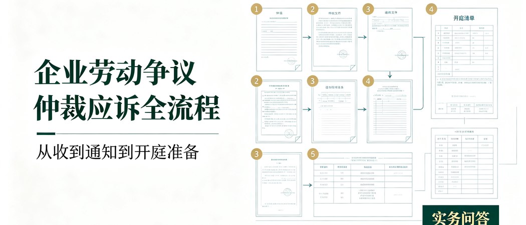 企业劳动争议仲裁应诉全流程|实务问答封面
