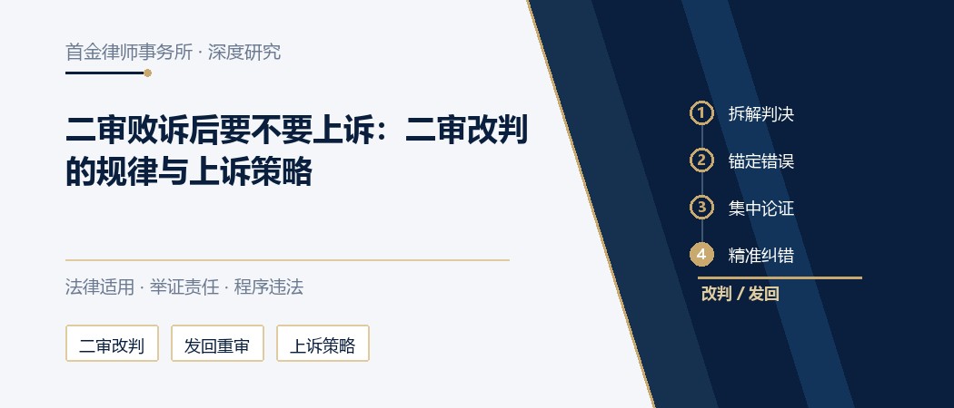 民事二审改判规律与上诉策略实务封面